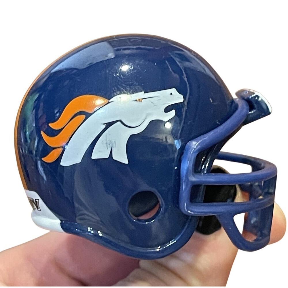 NFL Denver Broncos Mighty Racers Mini Football Helmet Collectible‎ 2 Inch